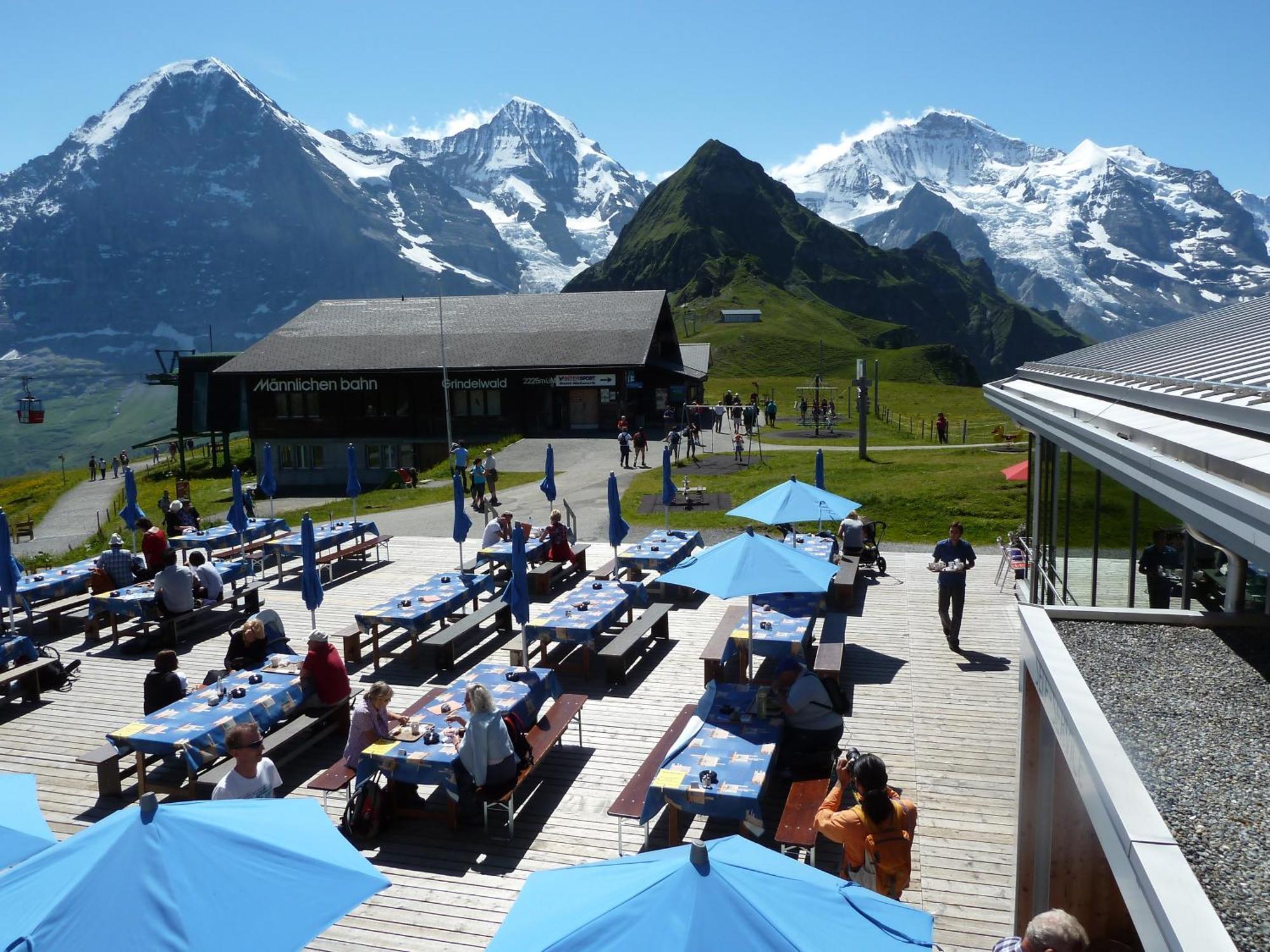 Hotel Berghaus Maennlichen Grindelwald Exterior foto