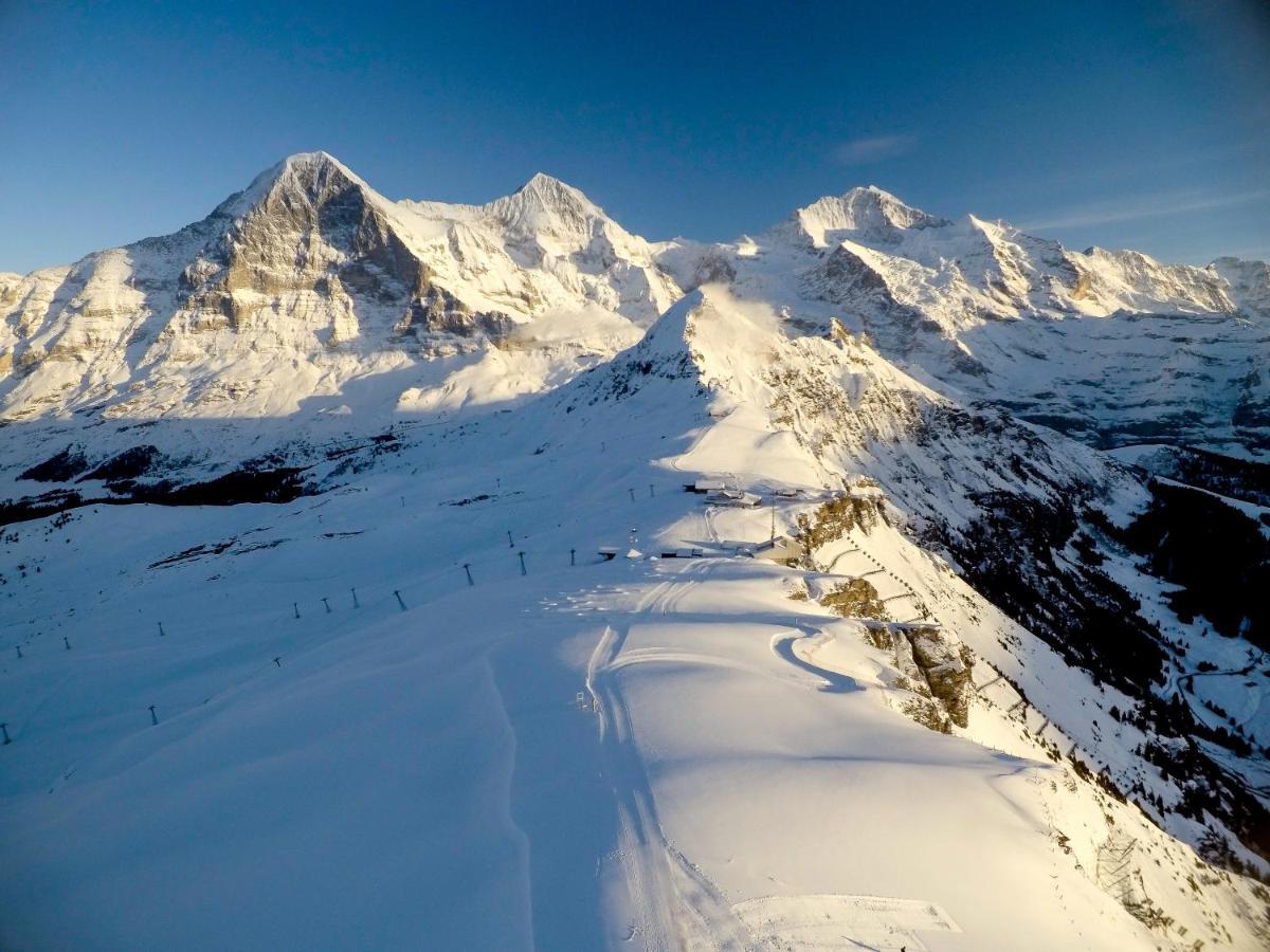 Hotel Berghaus Maennlichen Grindelwald Exterior foto